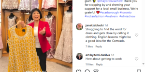 惊呆! 多伦多市长邹至蕙变身印度店”带货主播”, 卖力狂喊”买它”