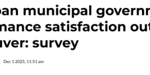 大温城市满意度大比拼！治安、交通全民调排名！