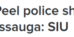 多伦多住宅”暴力血案”1死1伤: 7名警员包围+开枪 19岁男子身亡