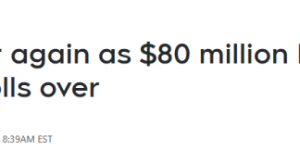 又没人中头奖! Lotto Max奖池突破1个亿! 安省彩民赶快行动!