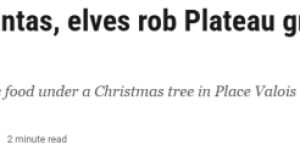 加拿大圣诞老人带着40个精灵疯狂洗劫Metro超市! 全网却在叫好