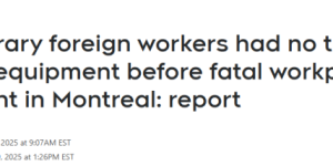 1死2伤! 加拿大建筑工地倒塌: 死者没穿防护装备, 也没施工经验!