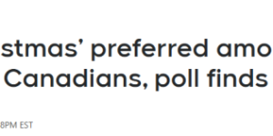 用英语怎么说”圣诞快乐”? 加拿大人有两个选择! 千万别用错了!