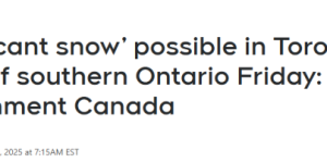 20cm大雪冰粒+10小时冻雨袭击安省! 环境部警告多伦多!