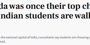 印度留学生”断崖式撤退”：“加拿大流水线”枯萎一年少十几万人