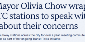 接地气! 邹至蕙一年走访多伦多30个地铁站, 倾听民意!