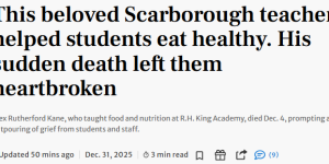 士嘉堡43岁暖男老师骤然离世! 全校师生心碎: 他是”一束光”