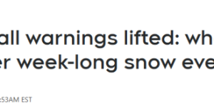 一周降雪65cm, 警报不断! 多伦多北边小城还在通宵铲雪!