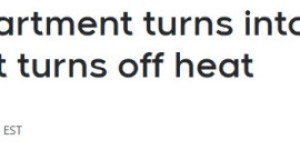 租客关暖气，加拿大一套公寓被冻成”冰堡”，房东损失惨重