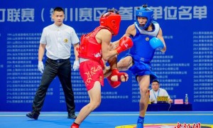 青少年散打赛事陕西铜川启幕 全国两百余支代表队以武会友