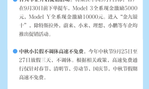 各大车企开启促销活动丨财经下午茶