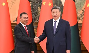 習近平會見孟加拉國總理塔里克　宣布構建新時代中孟命運共同體