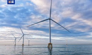 全球首台20兆瓦海上风电机组成功并网发电
