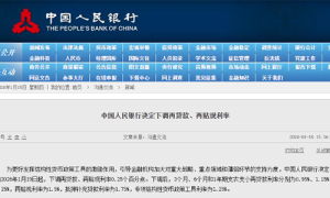 1月19日起下调再贷款及再贴现利率0.25%