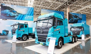 “中國電動卡車出口激增”