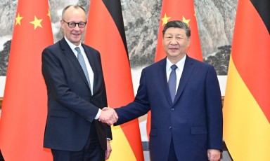 习近平会见德国总理默茨  發表中德联合新闻声明